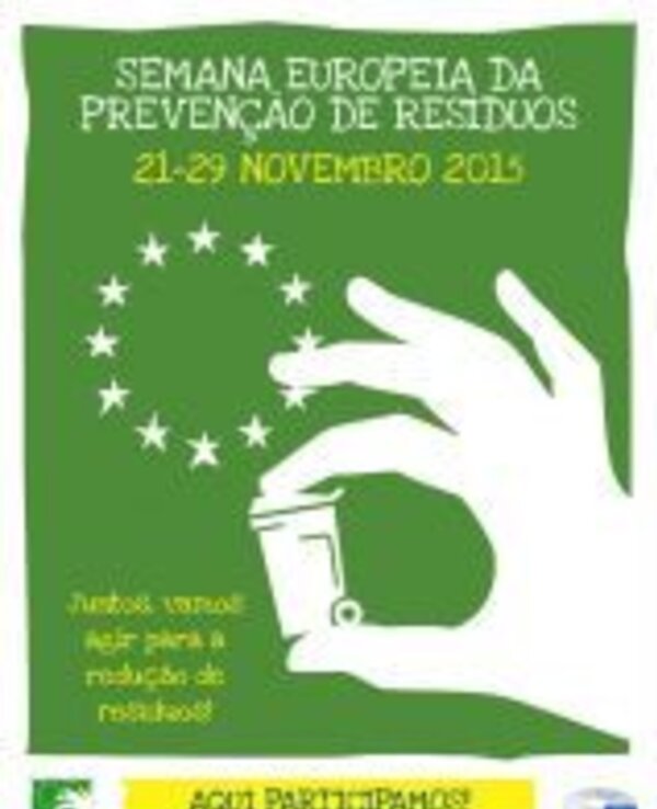 Cartaz da Semana Europeia da Prevenção de Resíduos, 21-29 Novembro 2015.