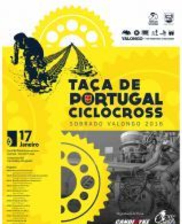 Cartaz da Taça de Portugal de Ciclocross, 17 de Janeiro, Sobrado Valongo 2016.