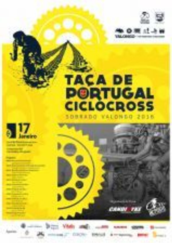 Cartaz da Taça de Portugal de Ciclocross, 17 de Janeiro, Sobrado Valongo 2016.