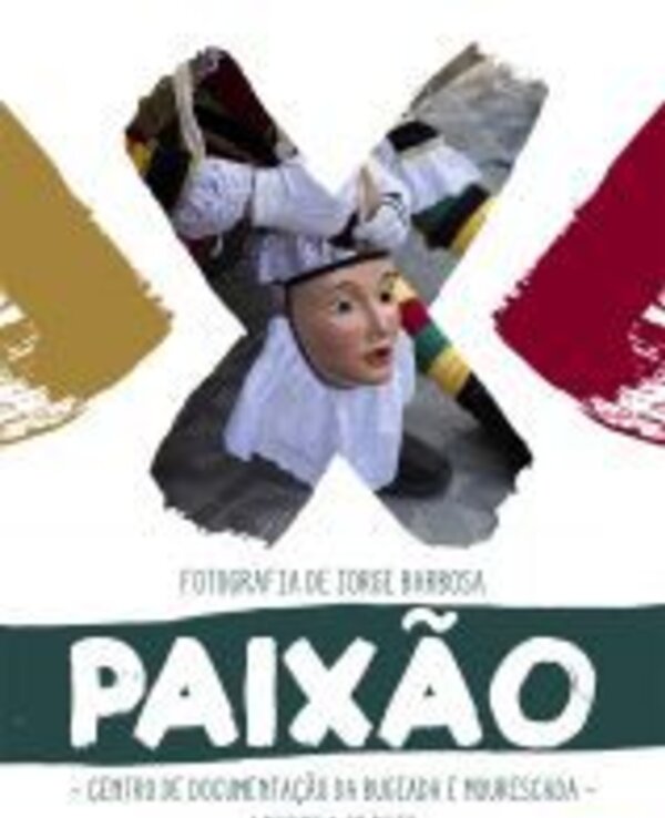 Imagem de uma dança tradicional com trajes coloridos e o título 'Paixão'.