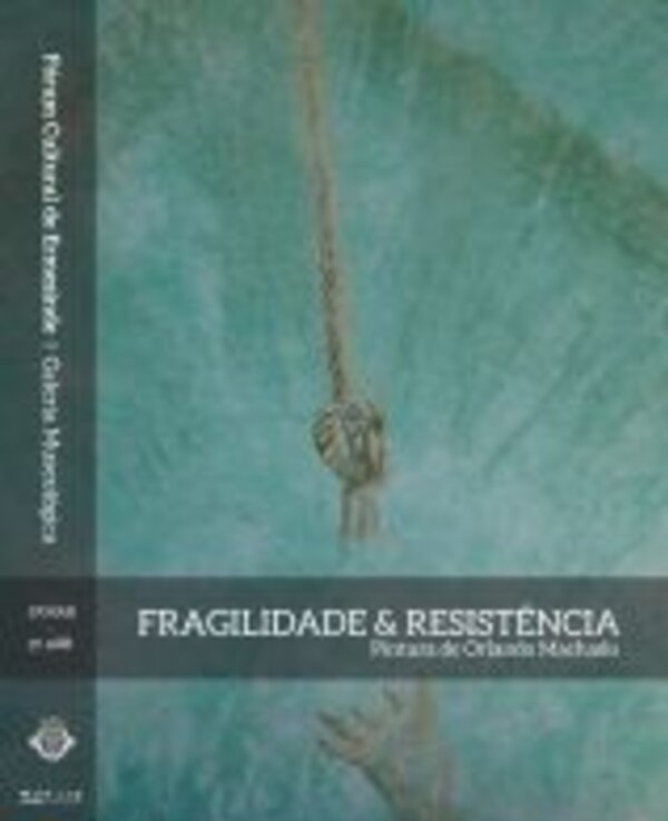 Capa do livro 'Fragilidade & Resistência' com ilustração de mãos.