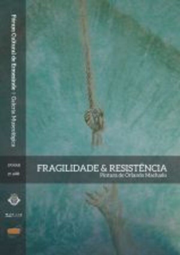 Capa do livro 'Fragilidade & Resistência' com ilustração de mãos.