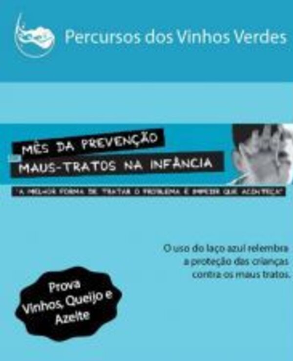 Cartaz da Caminhada Solidária sobre a prevenção de maus-tratos na infância.