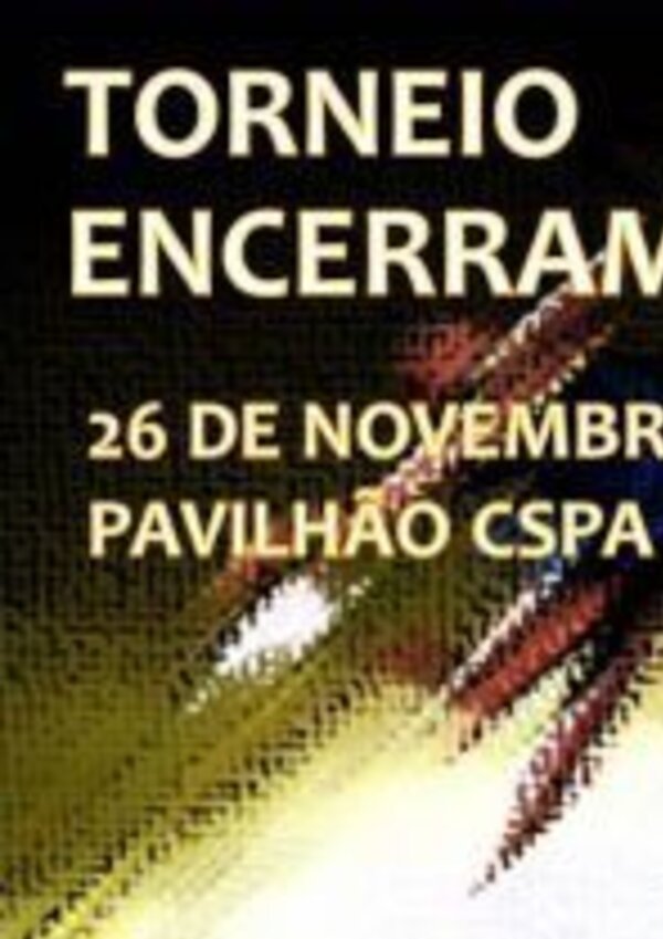 Cartaz do Torneio de Encerramento APP, 26 de Novembro de 2016, em Alfena.