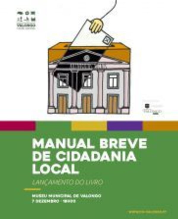 Cartaz do lançamento do 'Manual Breve de Cidadania Local' no Museu Municipal de Valongo.
