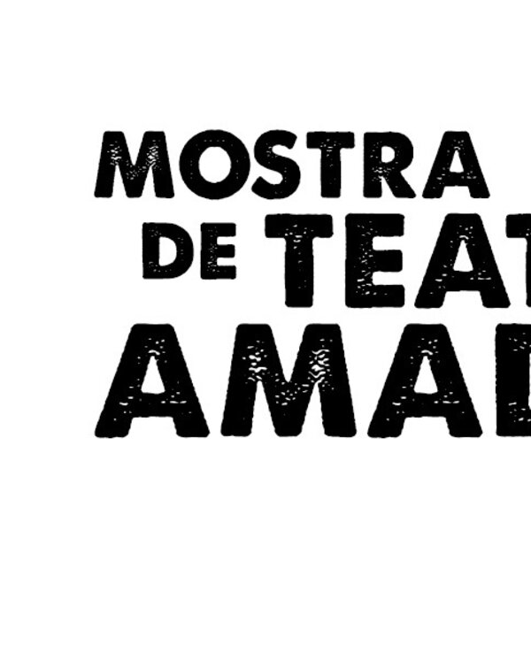 Logotipo da Mostra de Teatro Amador 2019 em letras grandes e negritas.
