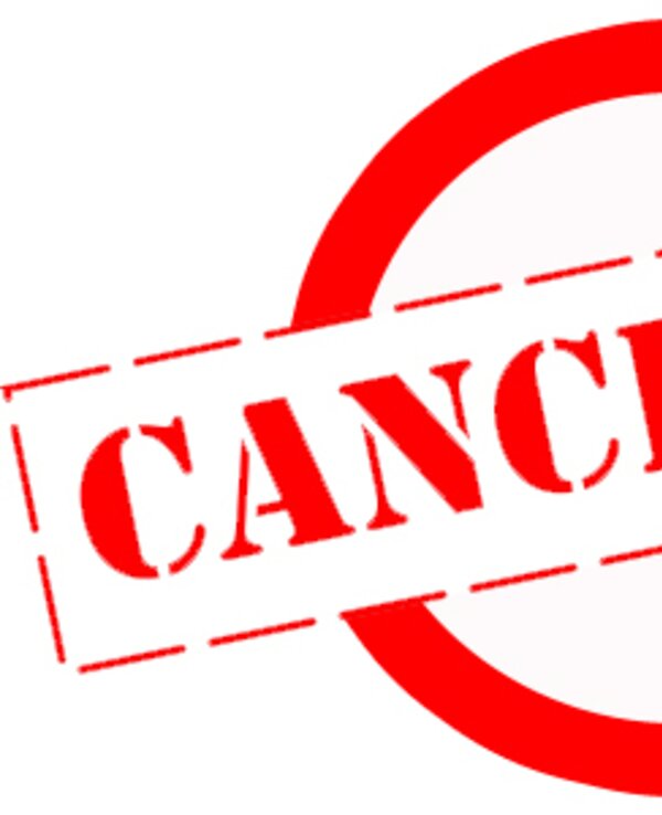 Selo vermelho com a palavra 'CANCELADO' em letras grandes e negrito.