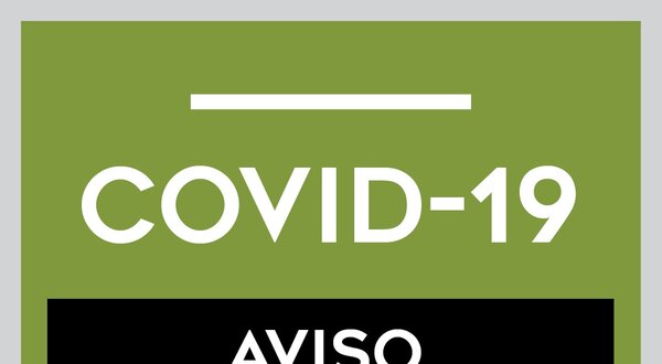 Aviso sobre COVID-19 da Câmara Municipal de Valongo.