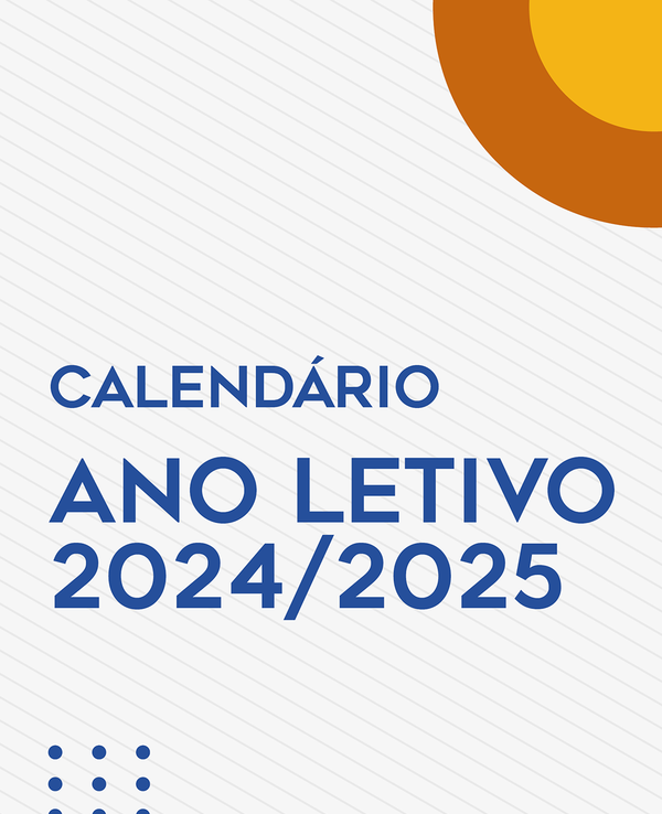Imagem de um calendário para o ano letivo 2024/2025.