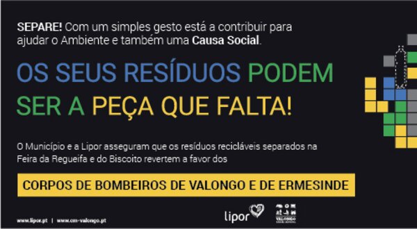 Cartaz sobre reciclagem, destacando a contribuição para o ambiente e causas sociais.