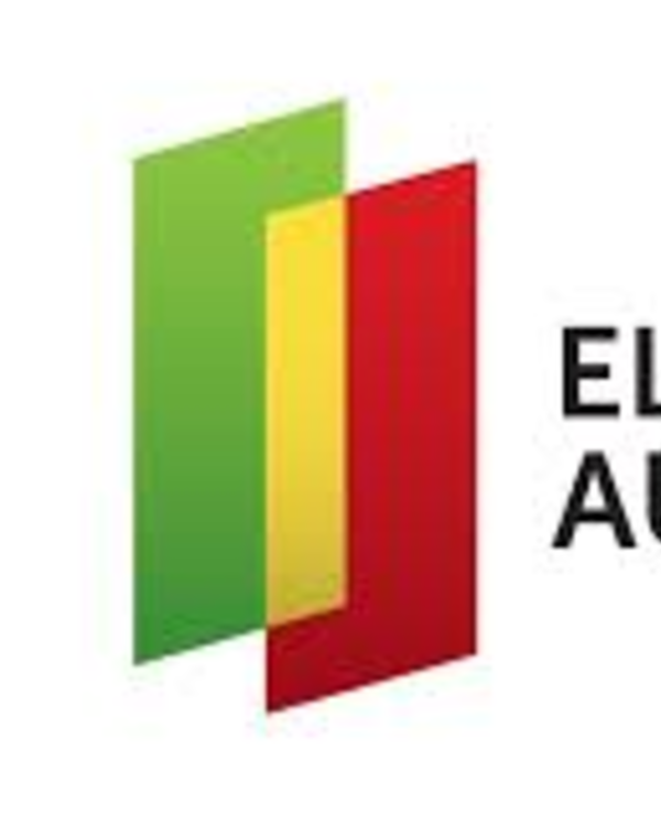 Logotipo das eleições autárquicas de 2017 com cores verde, amarelo e vermelho.