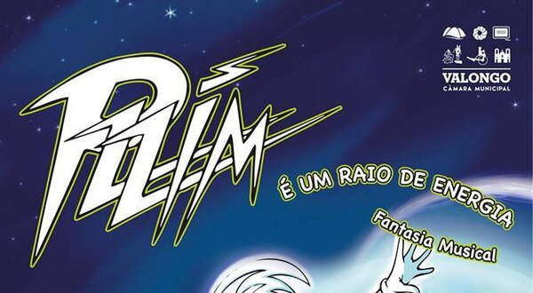 Cartaz do workshop PZZIM, com um personagem energético e informações do evento.