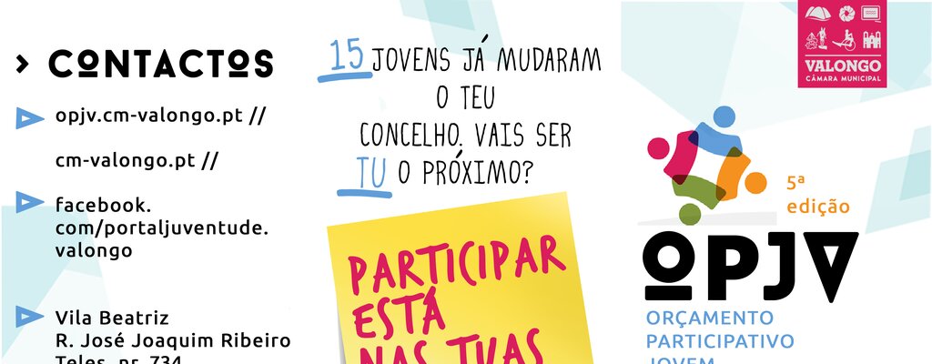 Arrancou 5.ª edição do Orçamento Participativo Jovem de Valongo