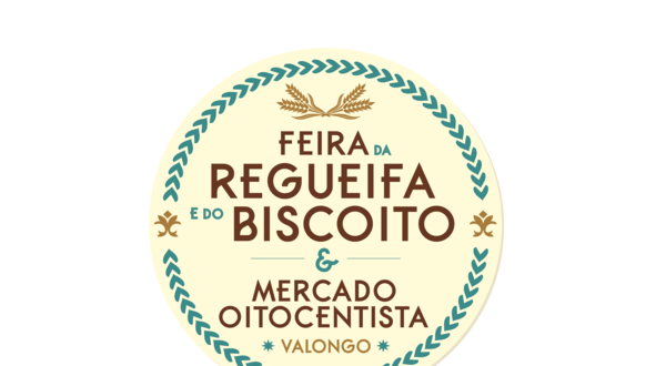 Logotipo da Feira da Regueifa e do Biscoito em Valongo.
