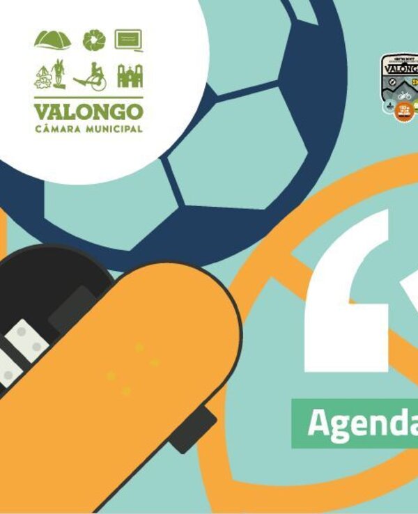 Cartaz da agenda desportiva de Valongo para o segundo semestre de 2018.