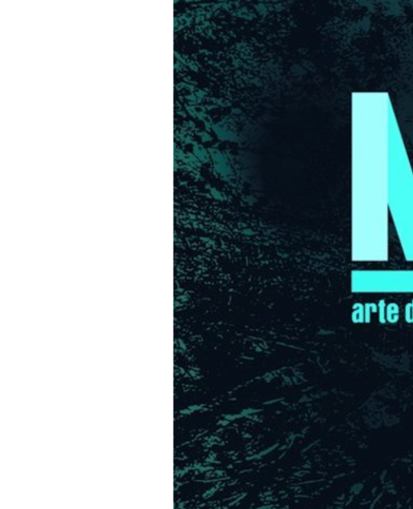 Logotipo do Manifestum 2019, arte de dizer em Valongo, com fundo escuro.