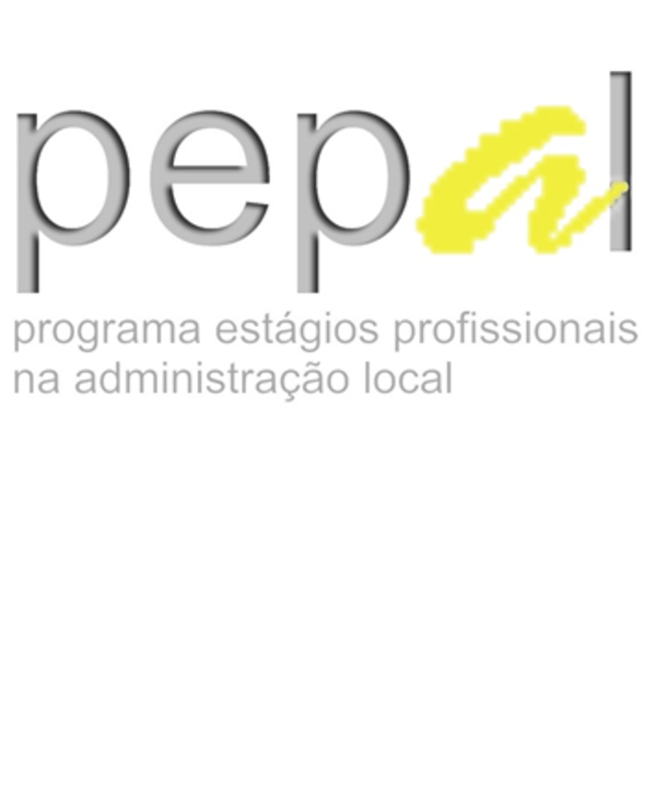 Logotipo do programa de estágios profissionais na administração local.
