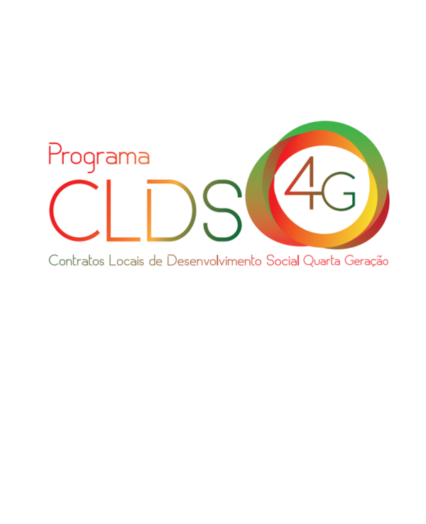 Logotipo do Programa CLDS 4G, com texto colorido e círculos interligados.