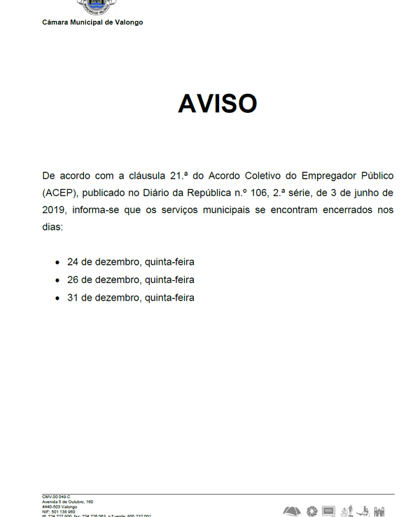 aviso