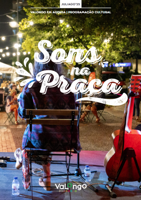 Sons na Praça 2025 - Valongo em Agenda - Programação Cultural - julho/agosto 2025