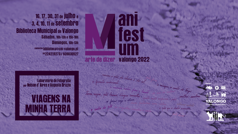 MANIFESTUM arte de dizer 2022 |  Feito de palavras visíveis