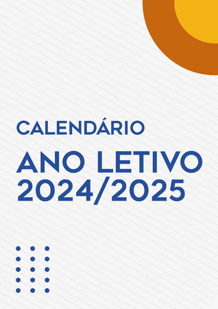 Calendário escolar 2024/2025