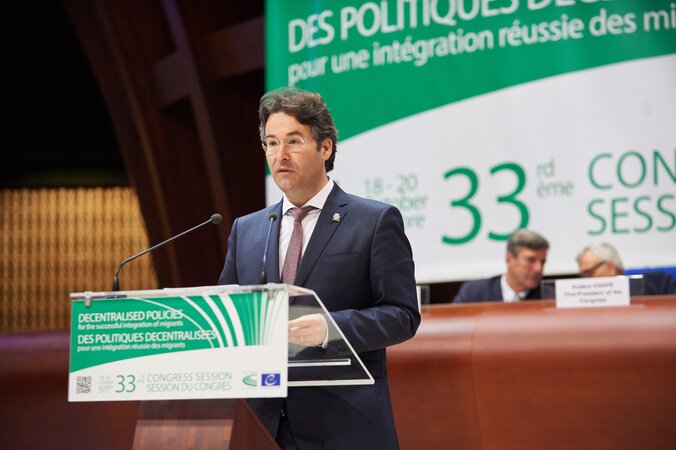 Presidente Câmara apresentou no Conselho da Europa projetos de democracia participativa