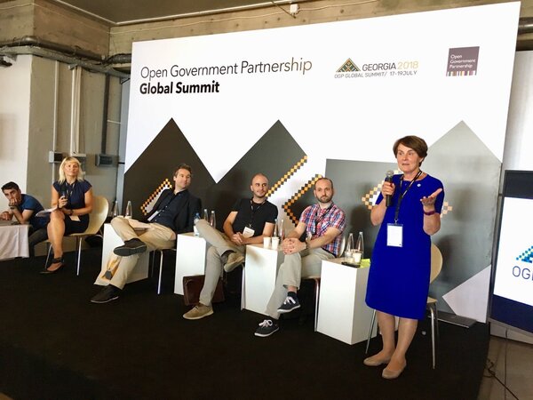 José Manuel Ribeiro apresenta OPJV Global Summit da Open Government Partnership